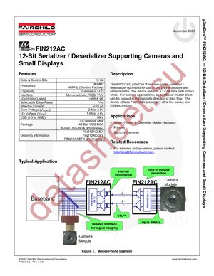 FIN212ACMLX datasheet  